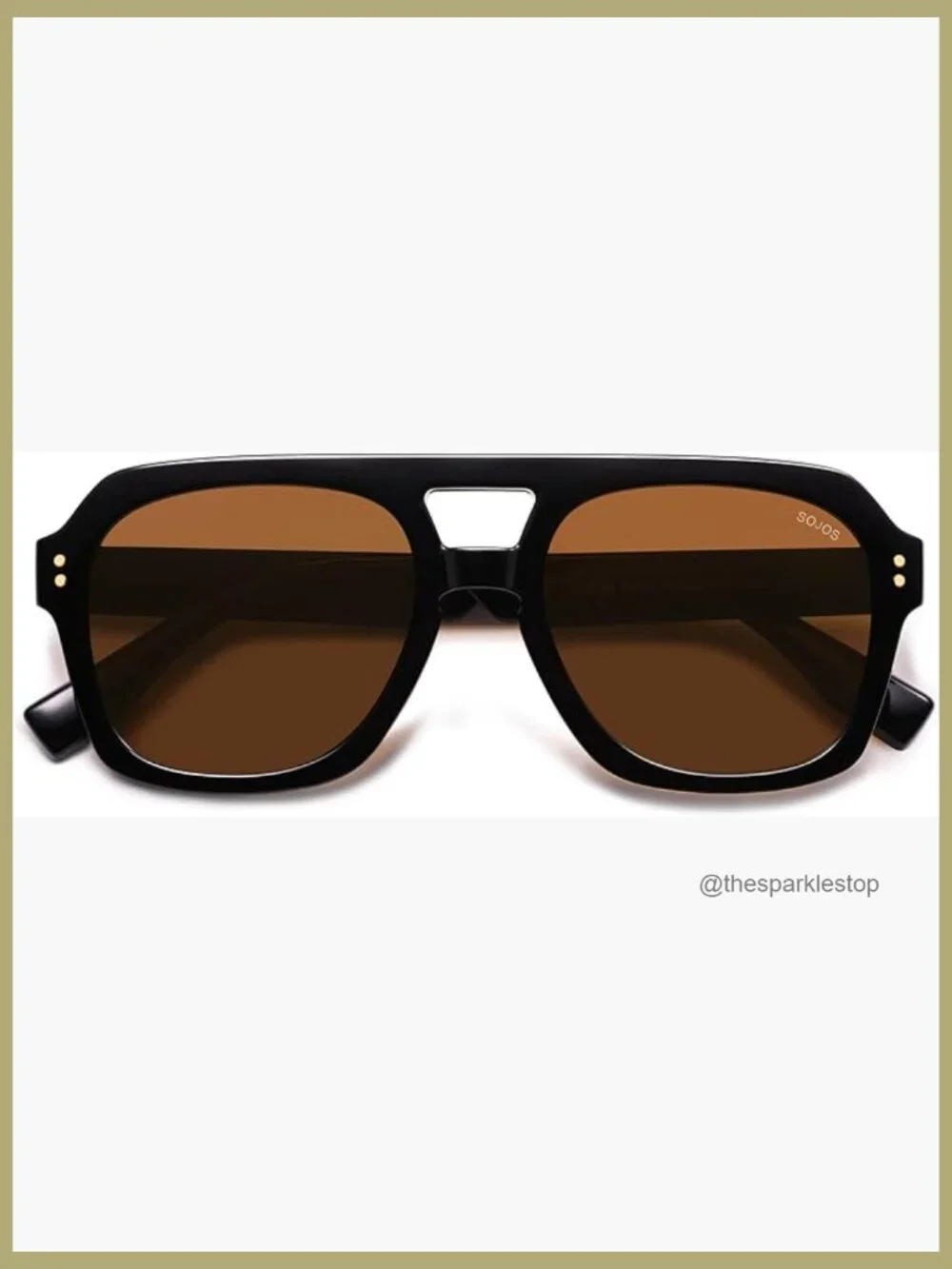 Retro Polarized Aviator Sunglasses with TAC Lenses